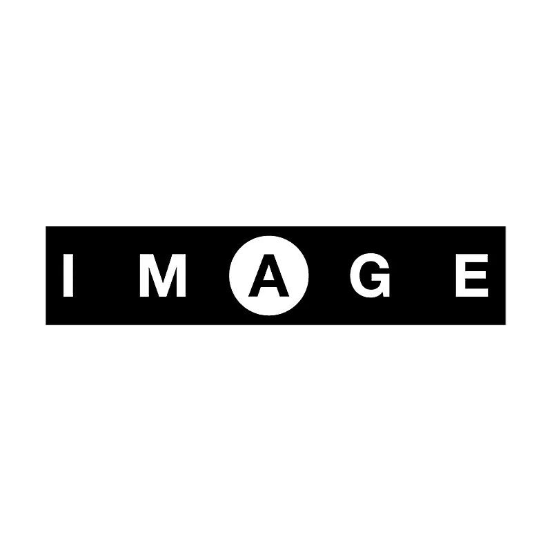 IMAGE STICKER 7" - BLACK