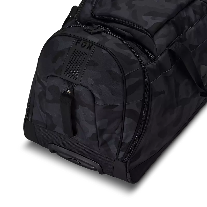 SHUTTLE ROLLER in black camo design, showcasing its sleek and durable construction.