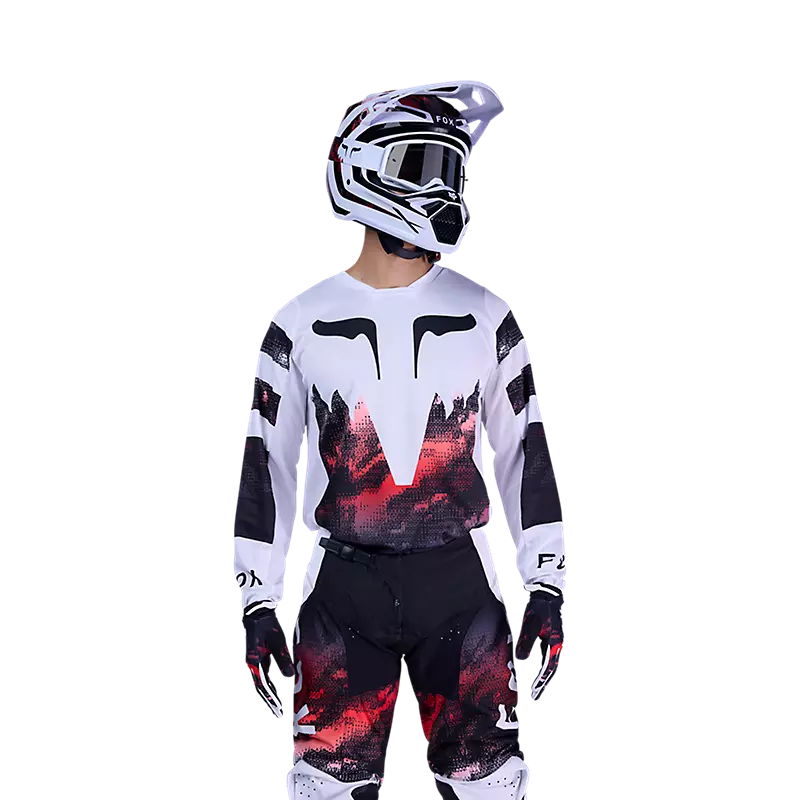180 KAIROS JERSEY - WHITE/FLUORESCENT RED