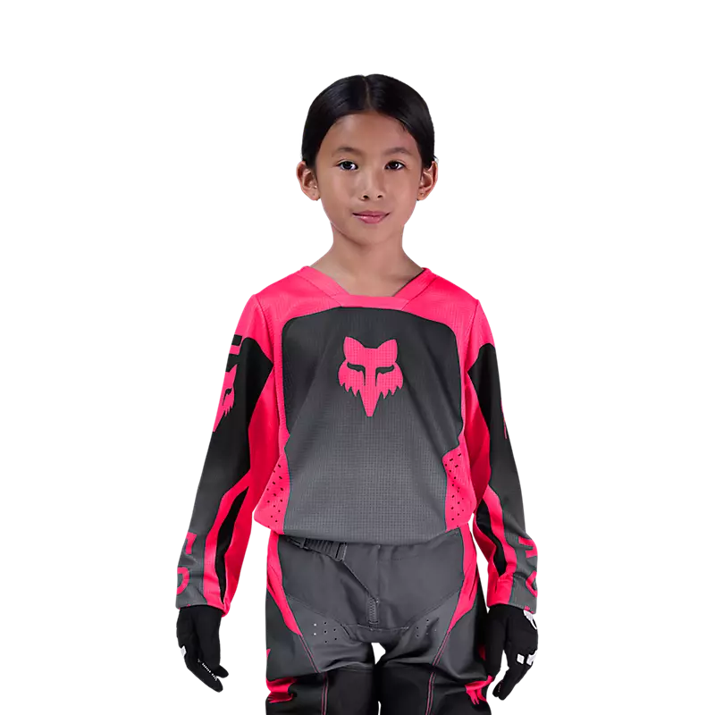 YTH GIRLS 180 SHIELD JERSEY - BLACK/PINK