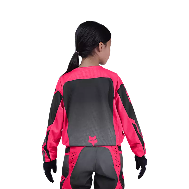 YTH GIRLS 180 SHIELD JERSEY - BLACK/PINK