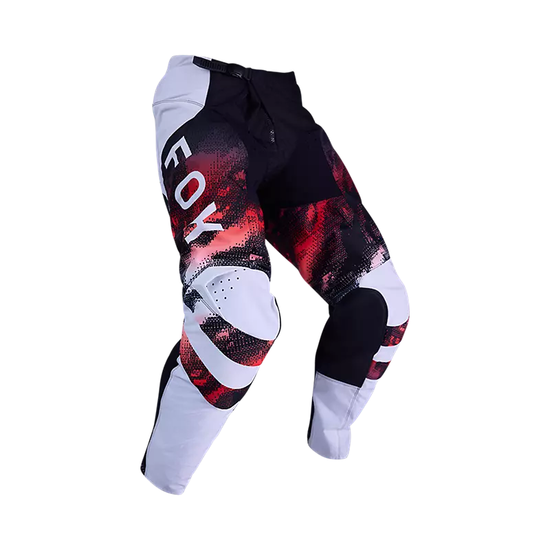 180 KAIROS PANT - WHITE/FLUORESCENT RED