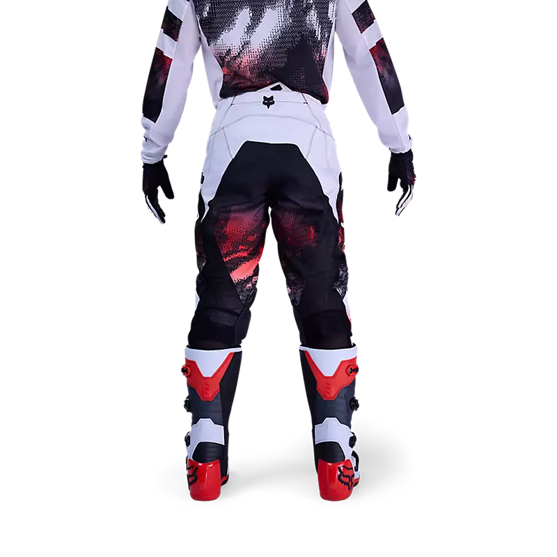 180 KAIROS PANT - WHITE/FLUORESCENT RED