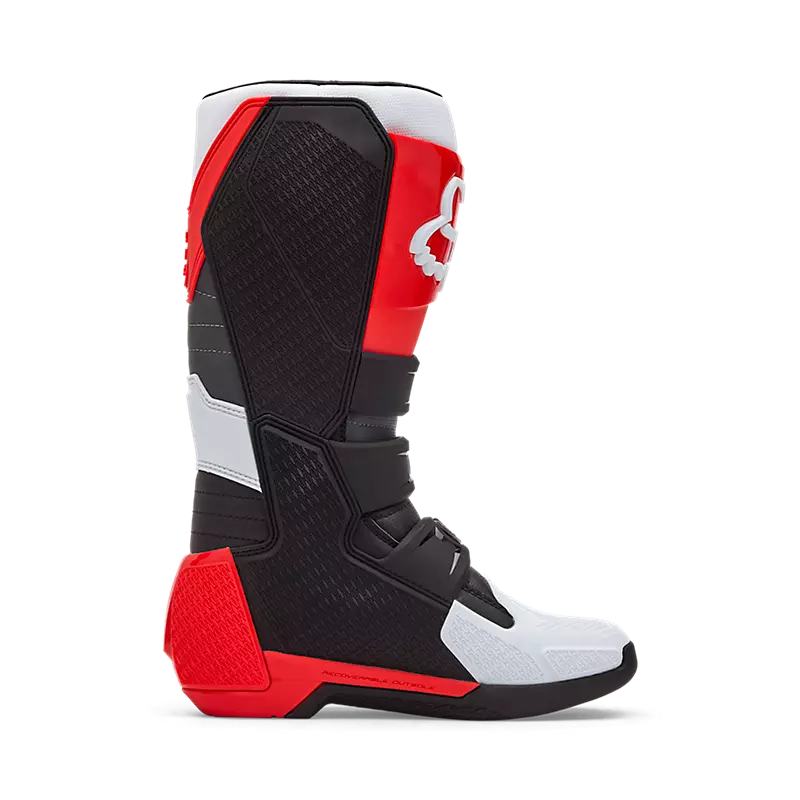 COMP BOOT - WHITE/FLORESCENT RED