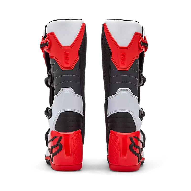 COMP BOOT - WHITE/FLORESCENT RED
