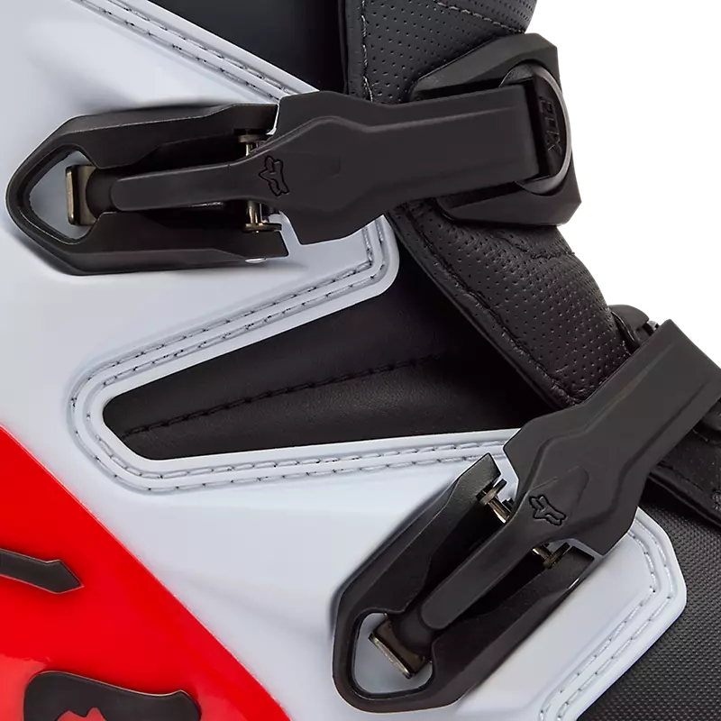 COMP BOOT - WHITE/FLORESCENT RED
