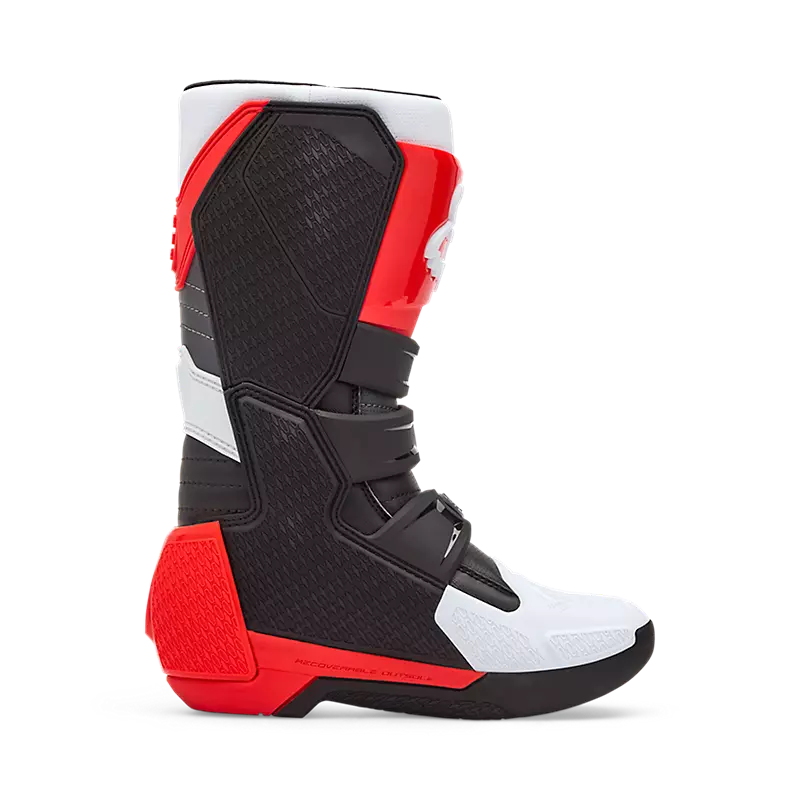 YTH COMP BOOT - WHITE/FLORESCENT RED