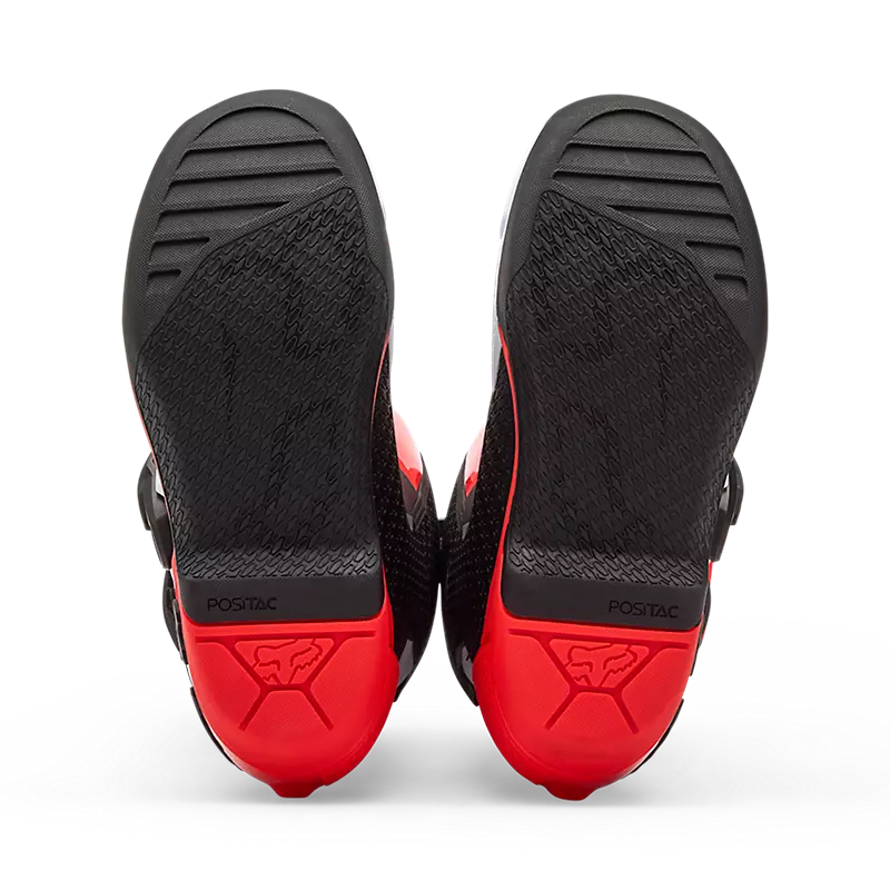 YTH COMP BOOT - WHITE/FLORESCENT RED