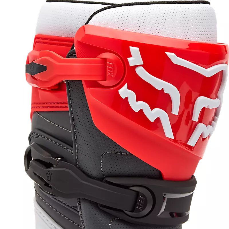 YTH COMP BOOT - WHITE/FLORESCENT RED