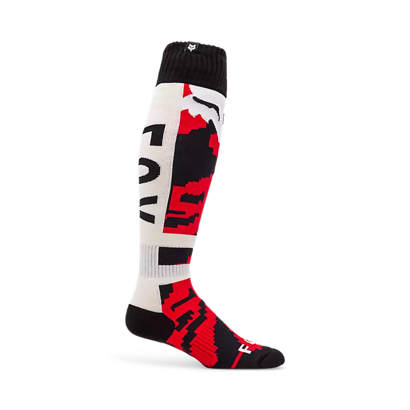 180 KAIROS SOCK - WHITE/FLUORESCENT RED