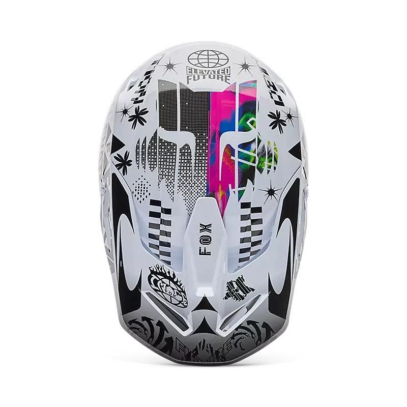 V1 IMAGE COSMO HELMET - WHITE/BLACK