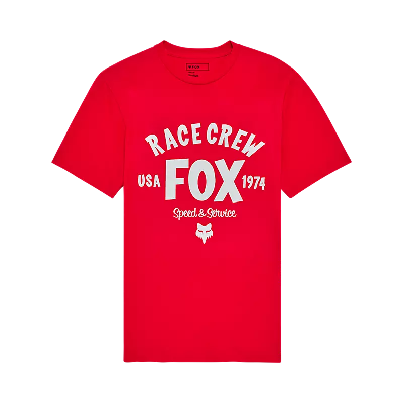SLOGAN S PREM TEE - FLAME RED