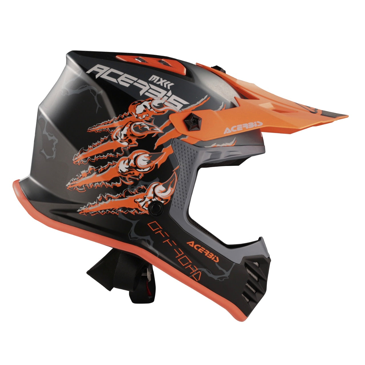 ACERBIS Kids Profile Junior Helmet - Black/Orange