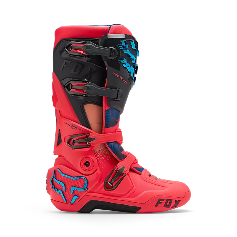 Fox Instinct Vision LE Motocross Boots - Neon Pink