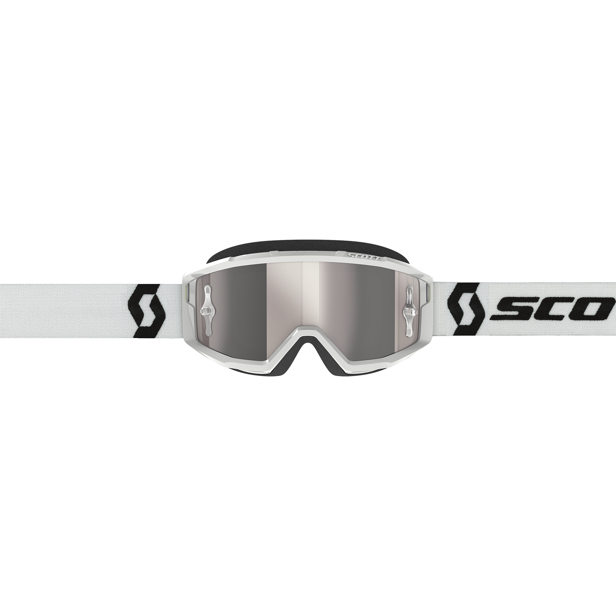 Scott Primal Chrome Goggle (White) Silver Chrome Works Lens