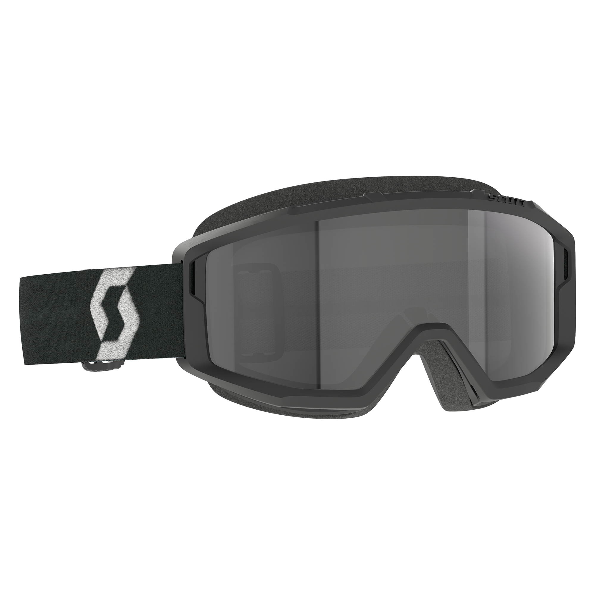 Scott Primal Sand Dust Goggle (Black / White) Dark Grey Lens