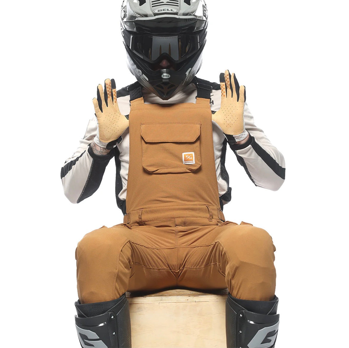 Motorall Sanguaro boots in camel color with rugged sole and premium leather finish