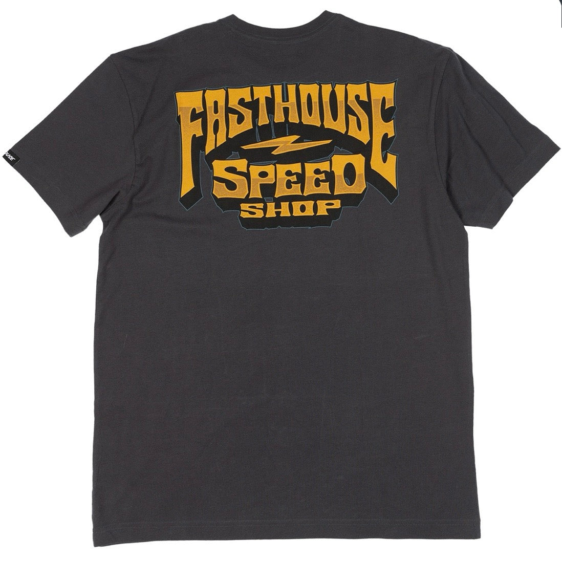 Record SS Tee - Graphite Black
