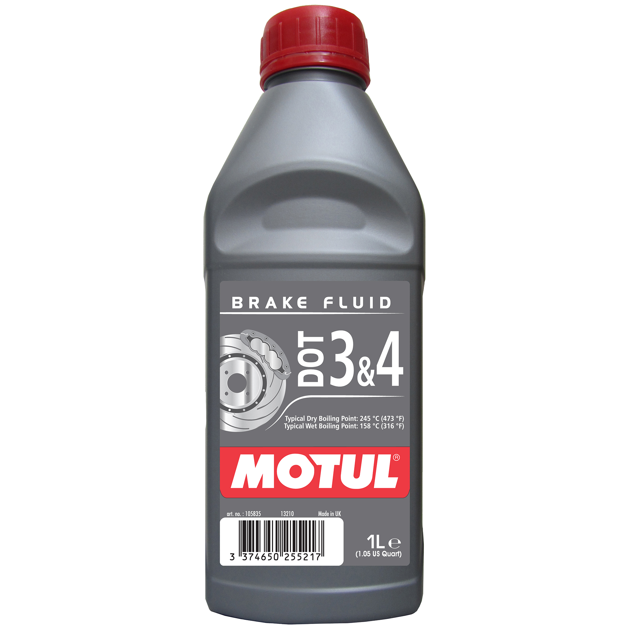 DOT 3 & 4 Brake Fluid 1 Litre