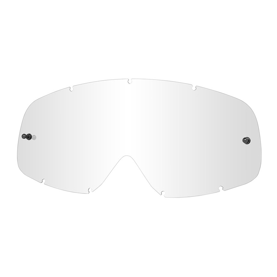 Oakley O-Frame MX Clear Replacement Lens (Single) replacement goggle lens, front view