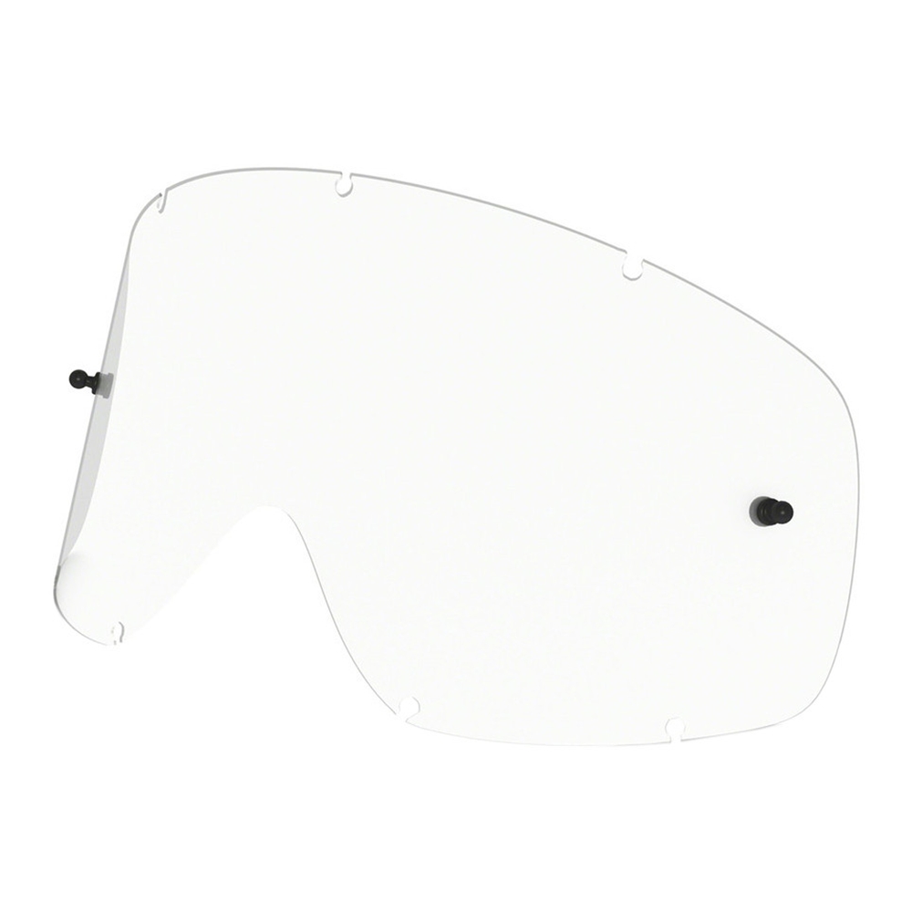 Oakley XS O-Frame MX Clear Replacement Lens (Single) replacement goggle lens, front view