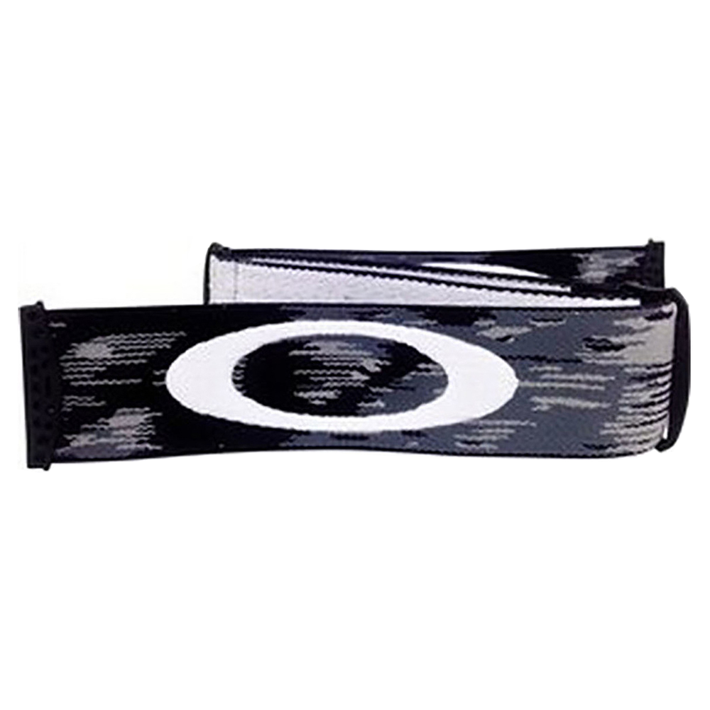 Oakley Airbrake MX Replacement Strap Black Speed replacement goggle strap, front view