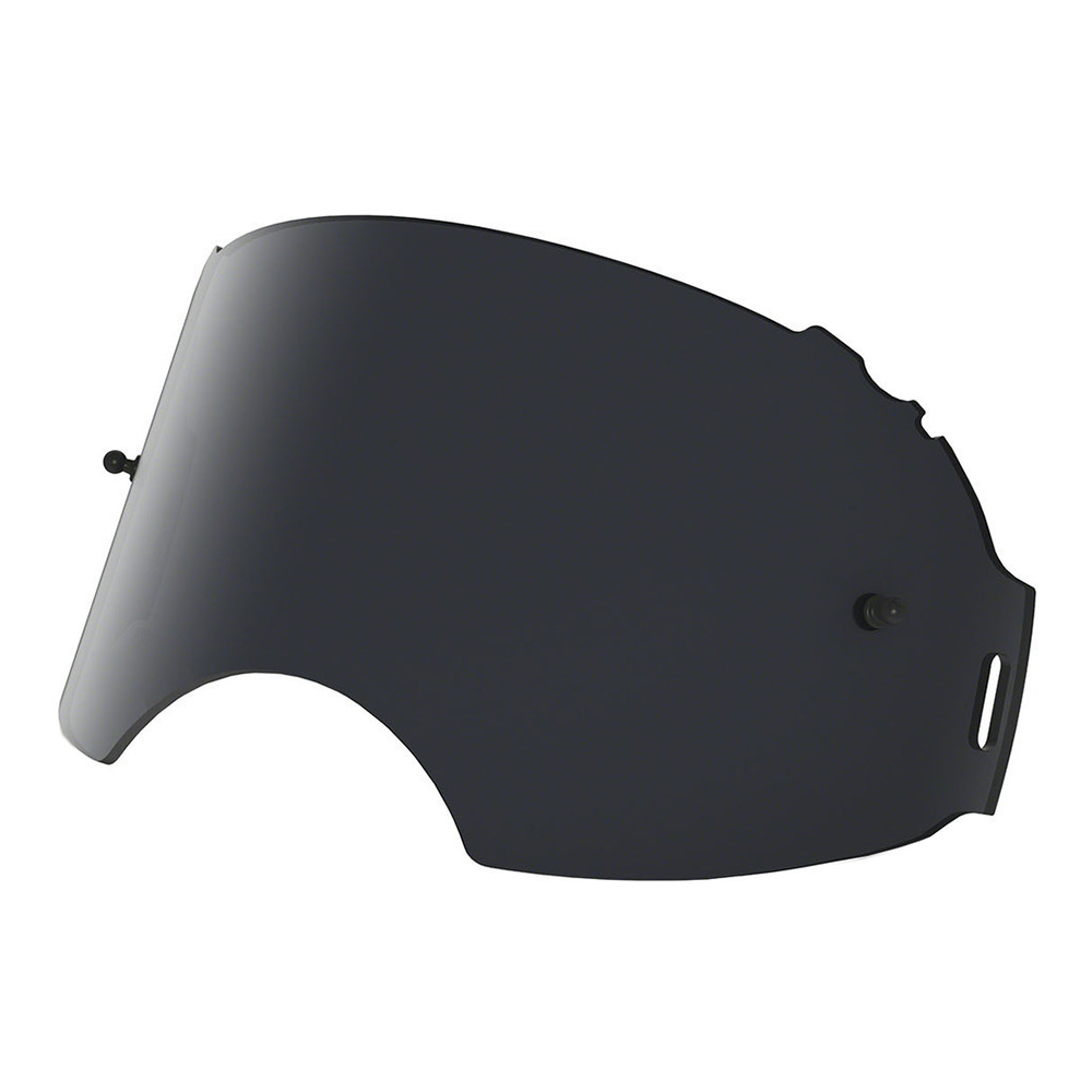 Oakley Airbrake MX Dark Smoke Replacement Lens replacement goggle lens, front view