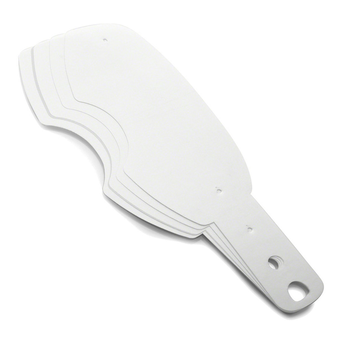 Oakley Front Line MX Laminate Tear-Offs 14pk goggle tear-offs, front view