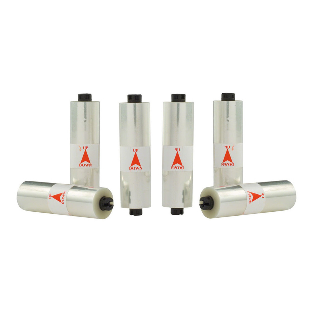 Oakley Airbrake MX BRO Roll-Off Fill Kit 6 pack goggle roll-off kit, front view