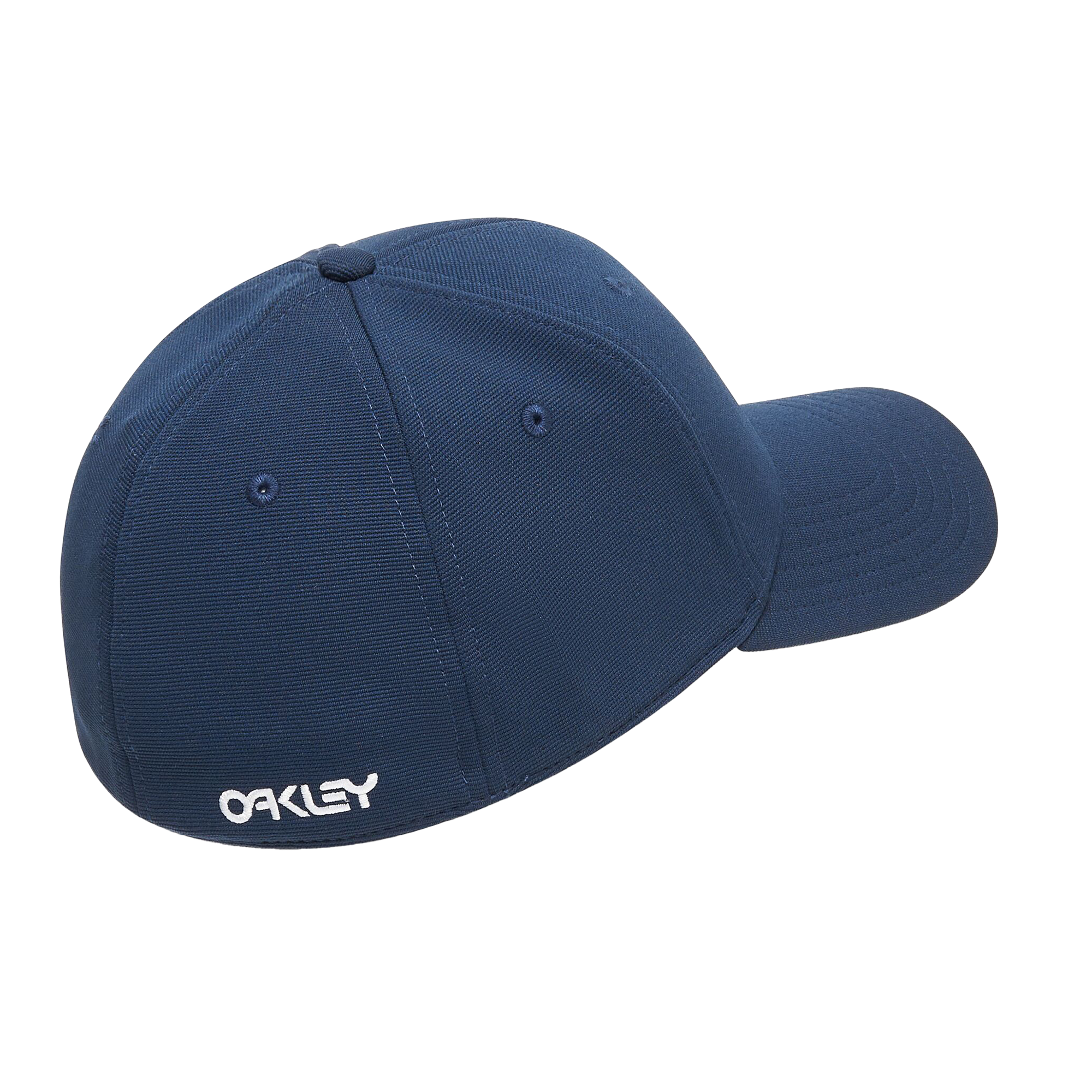 6 Panel Stretch Metallic Hat - Abyss/White