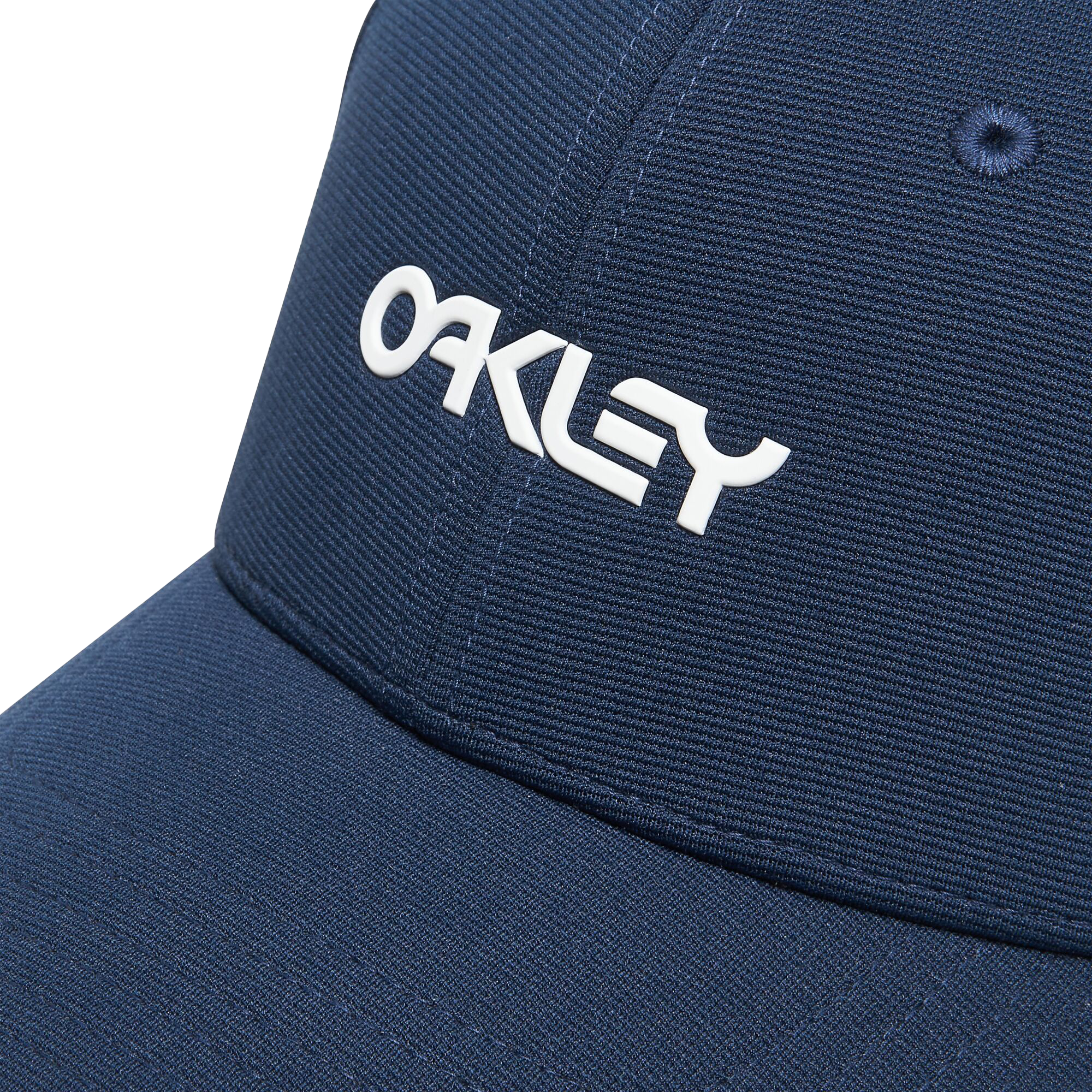 6 Panel Stretch Metallic Hat - Abyss/White