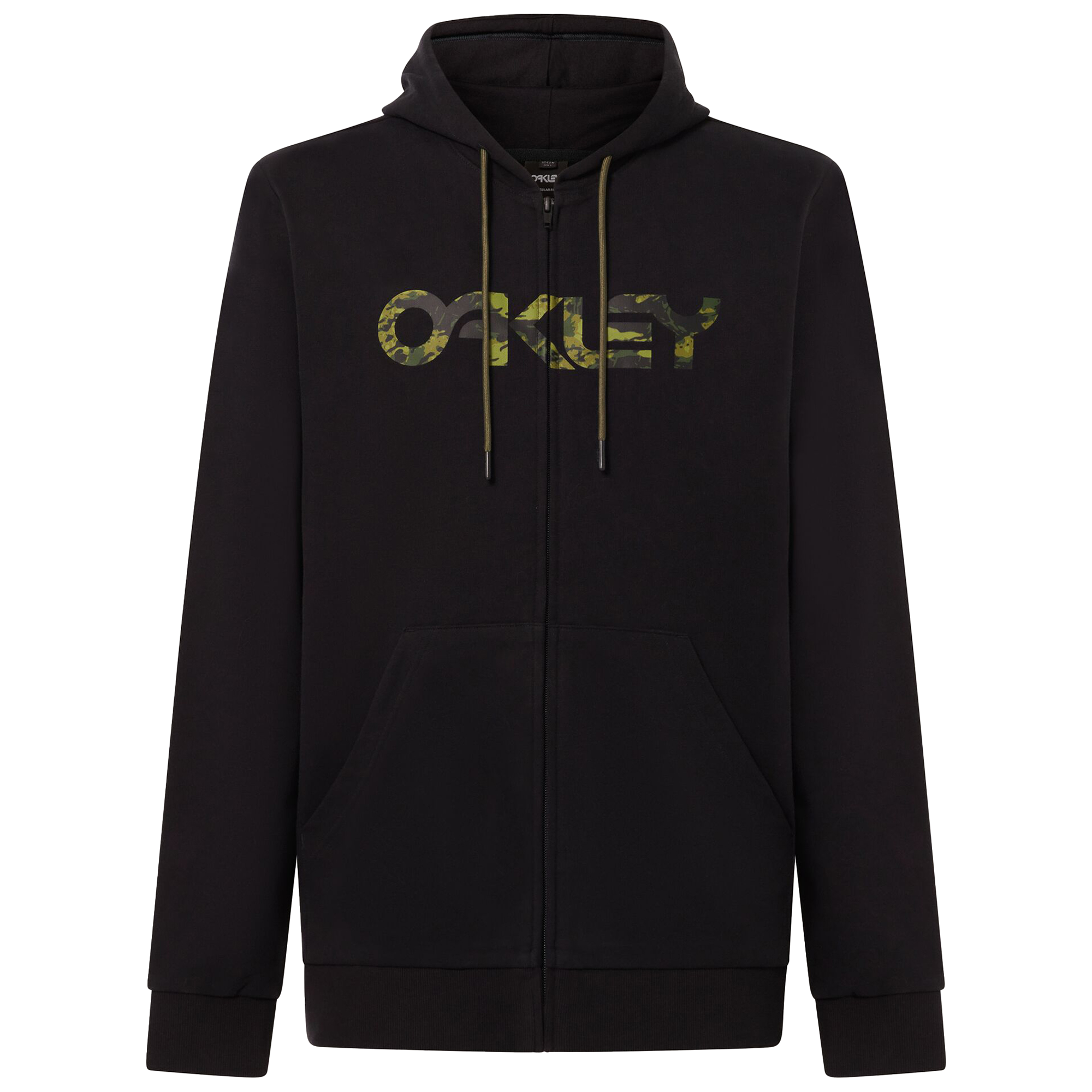 Teddy Full Zip Hoodie - Black/Tiger Mountain Camo