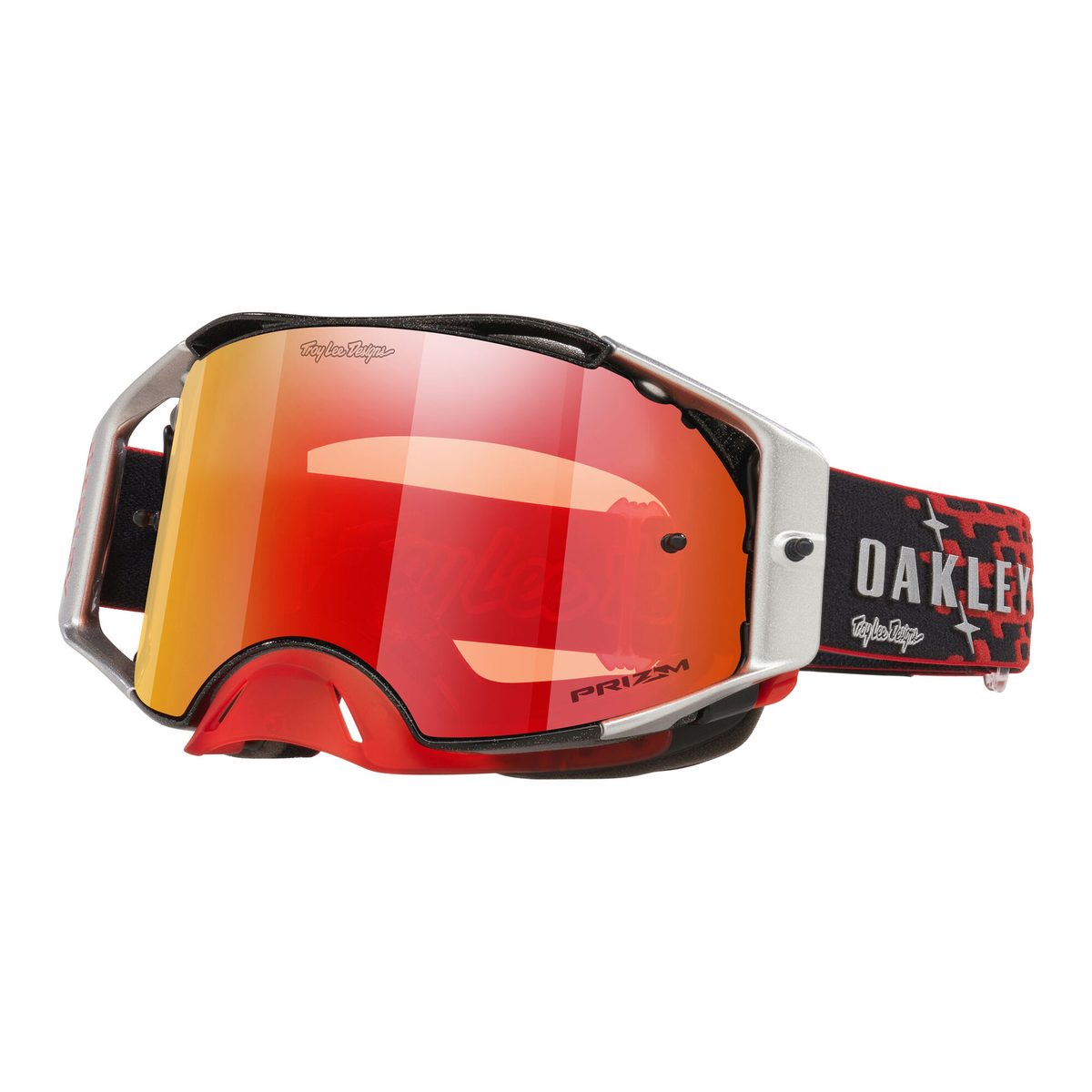 Oakley Airbrake MX TLD Black Holo w/Prizm Torch motocross goggle, front view