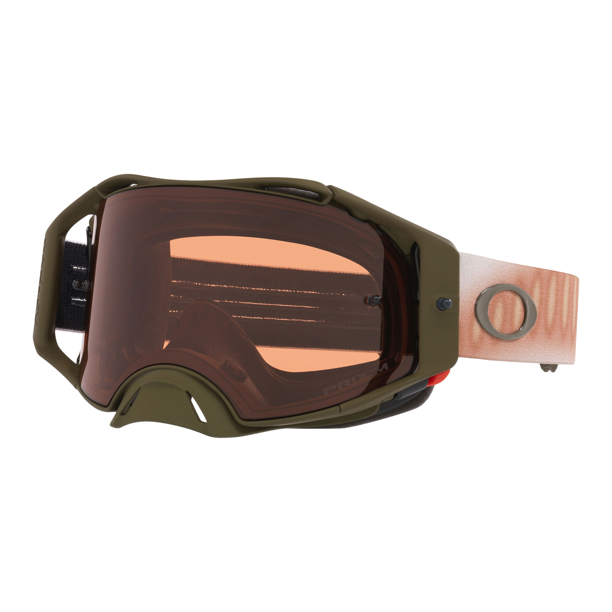 Oakley Airbrake MX Mist Orb w/Prizm Bronze motocross goggle, front view
