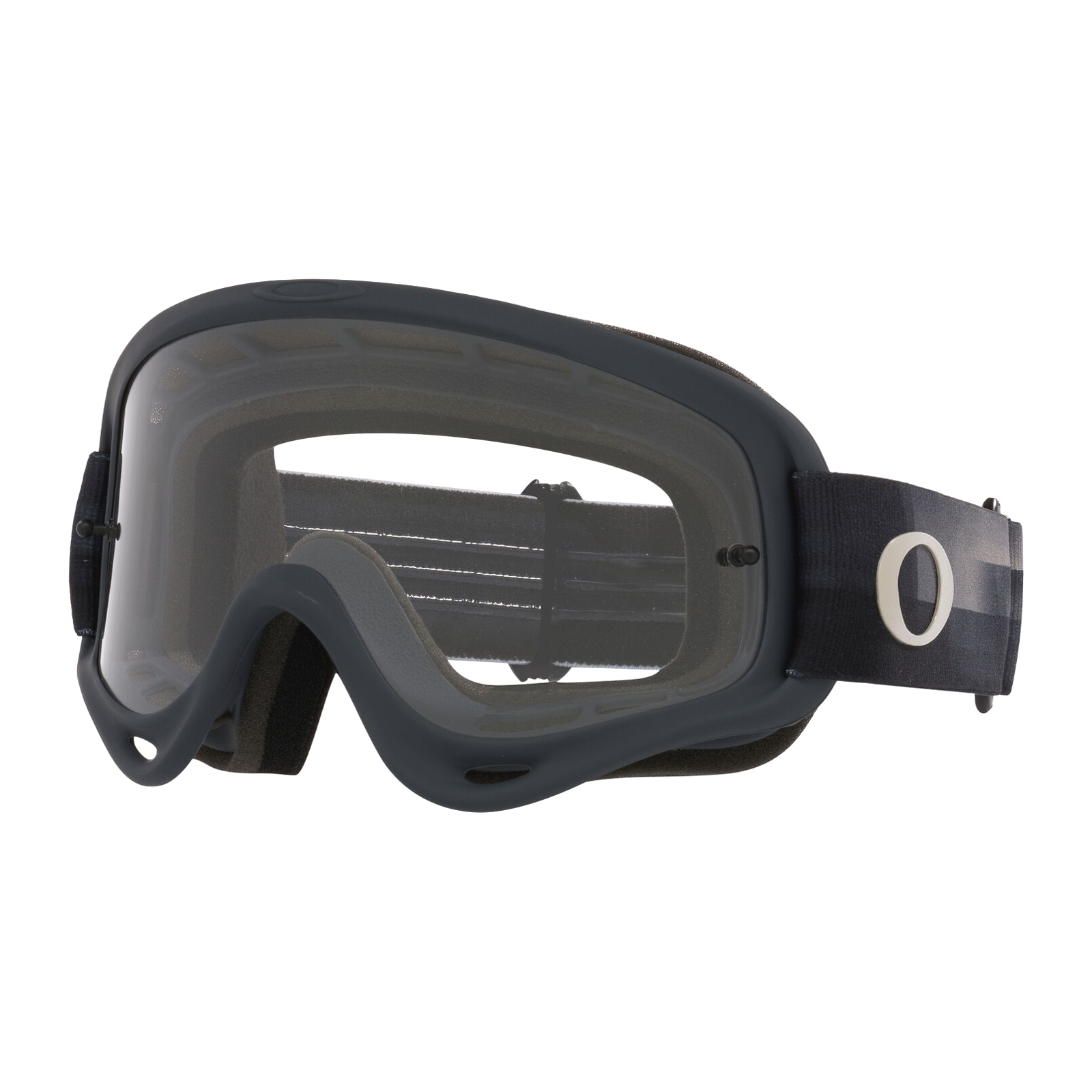 Oakley O Frame MX Speed Blur w/Clear motocross goggle, front view