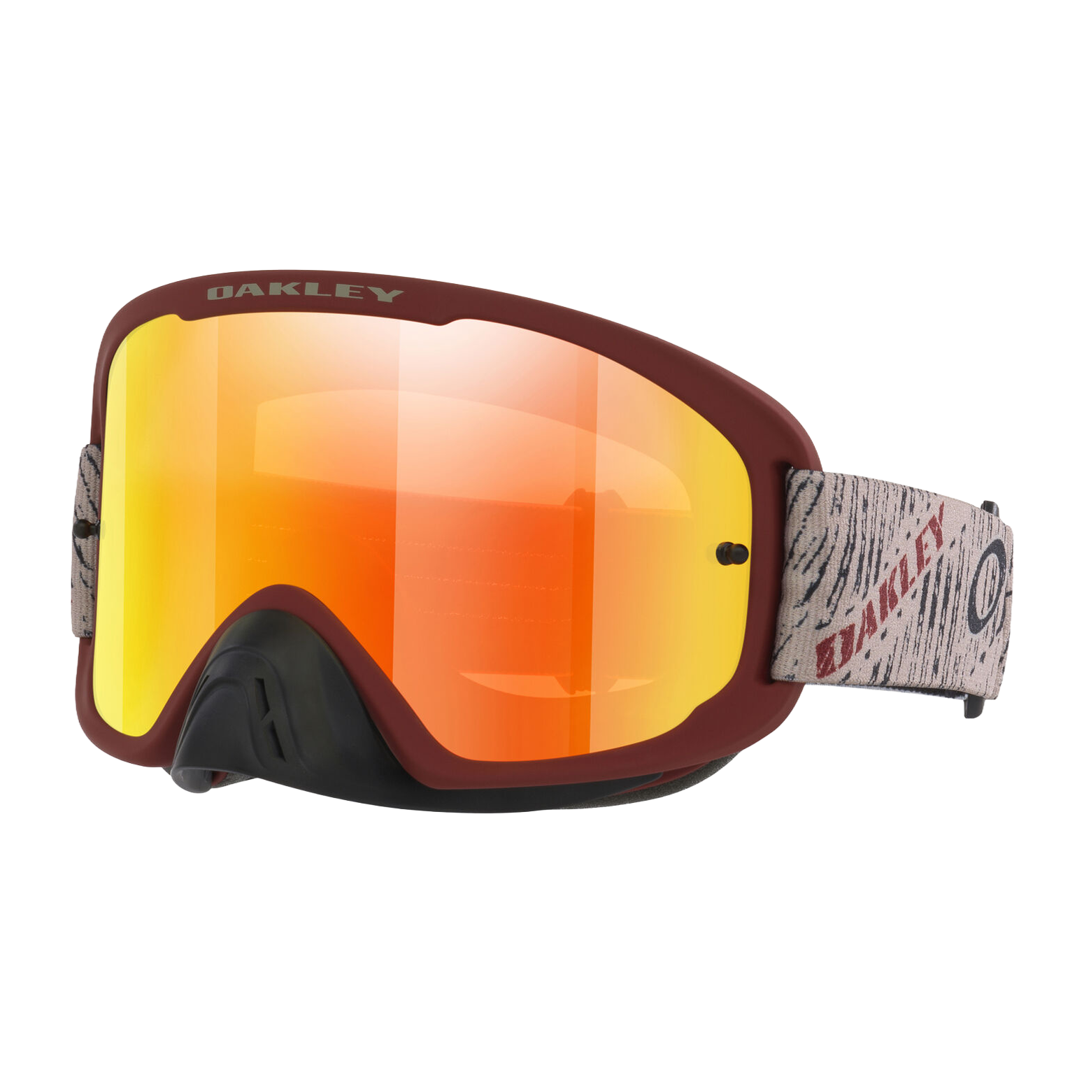 Oakley O Frame 2.0 Pro MX Sand Ruts w/Fire Iridium motocross goggle, front view