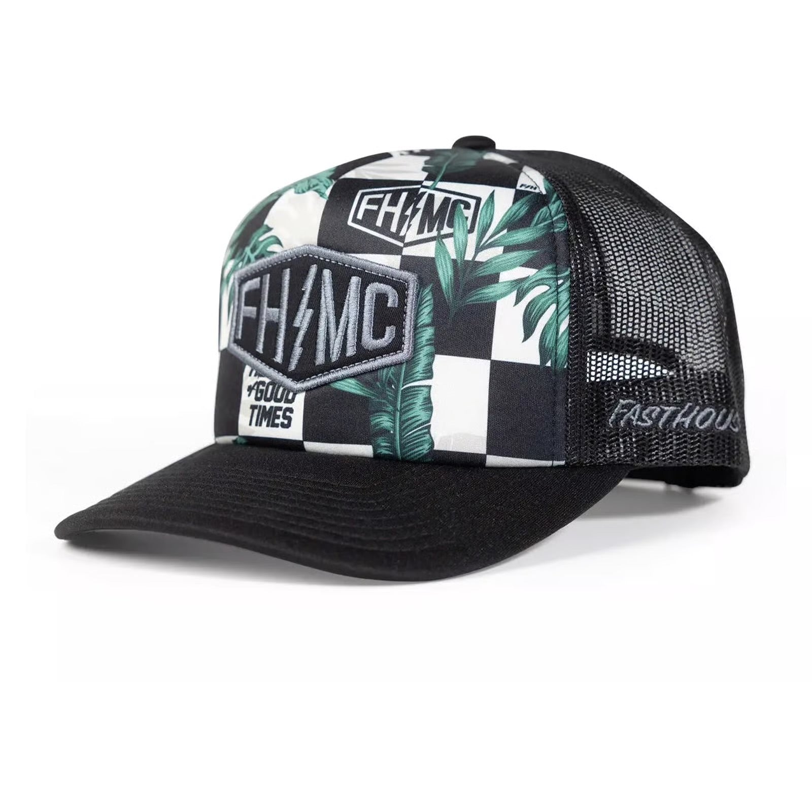 Poolside Hat - Black/White