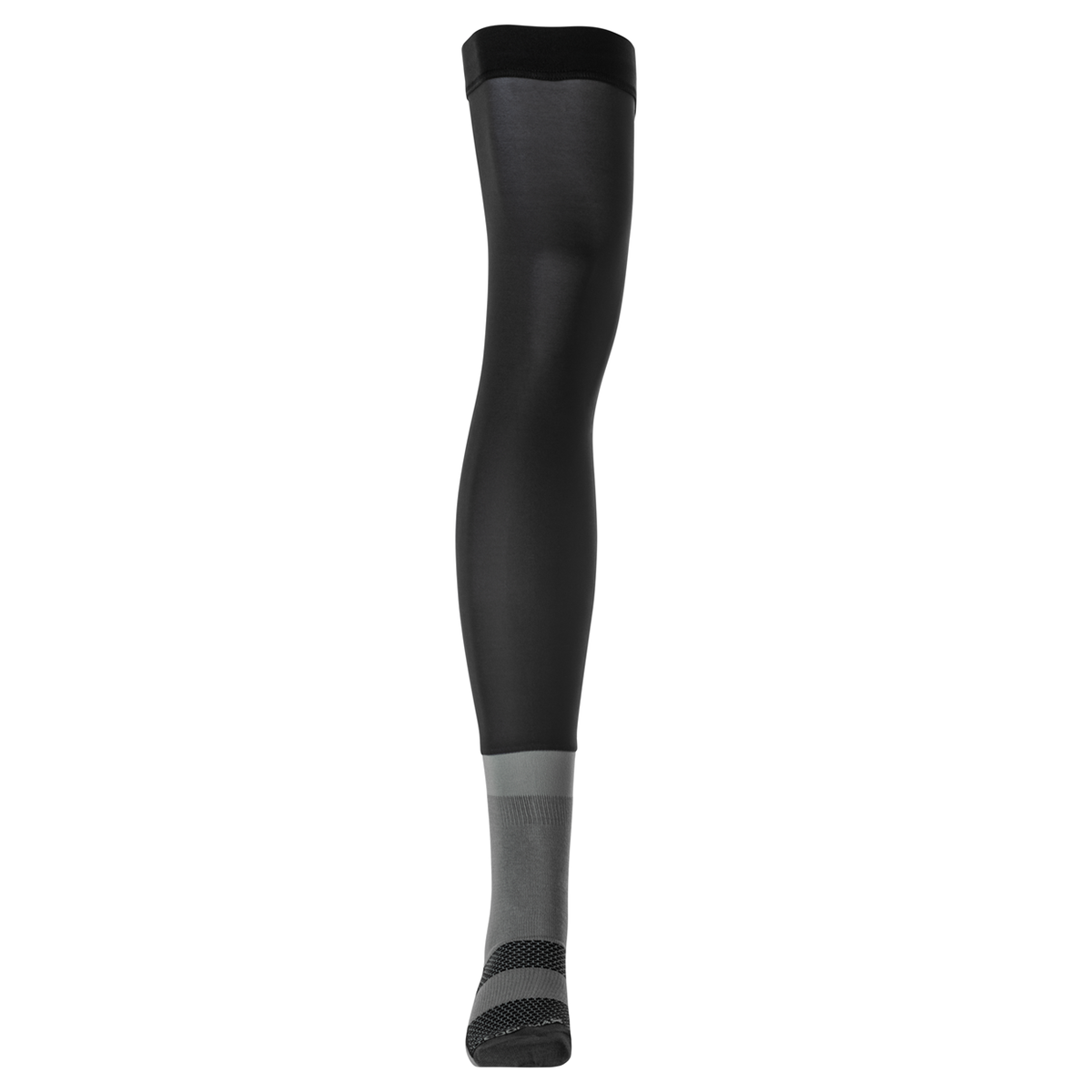Knee Brace Sock - Black/Grey/Black