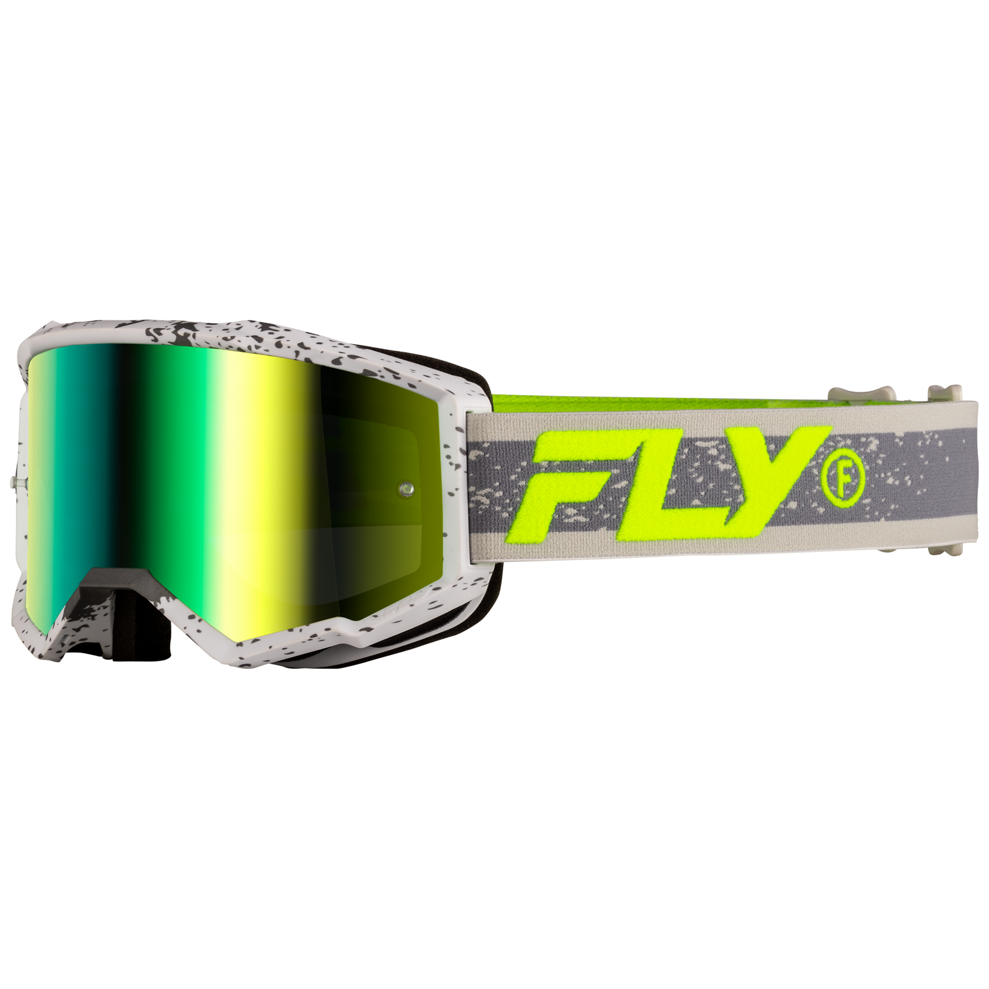Zone Goggle - Dark Grey/Hi-Viz/Green Mirror