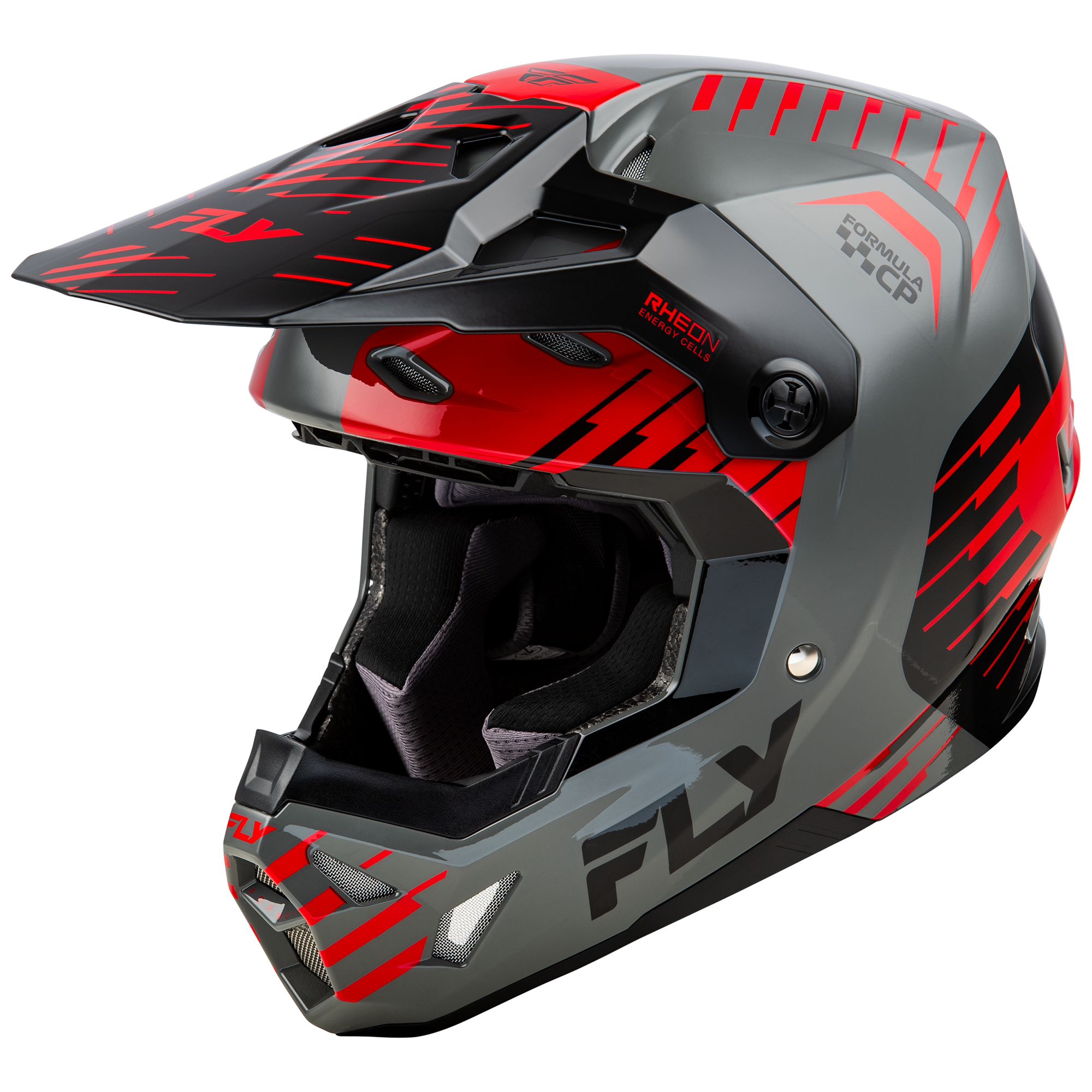 Formula CP Slice Helmet - Grey/Red/Black
