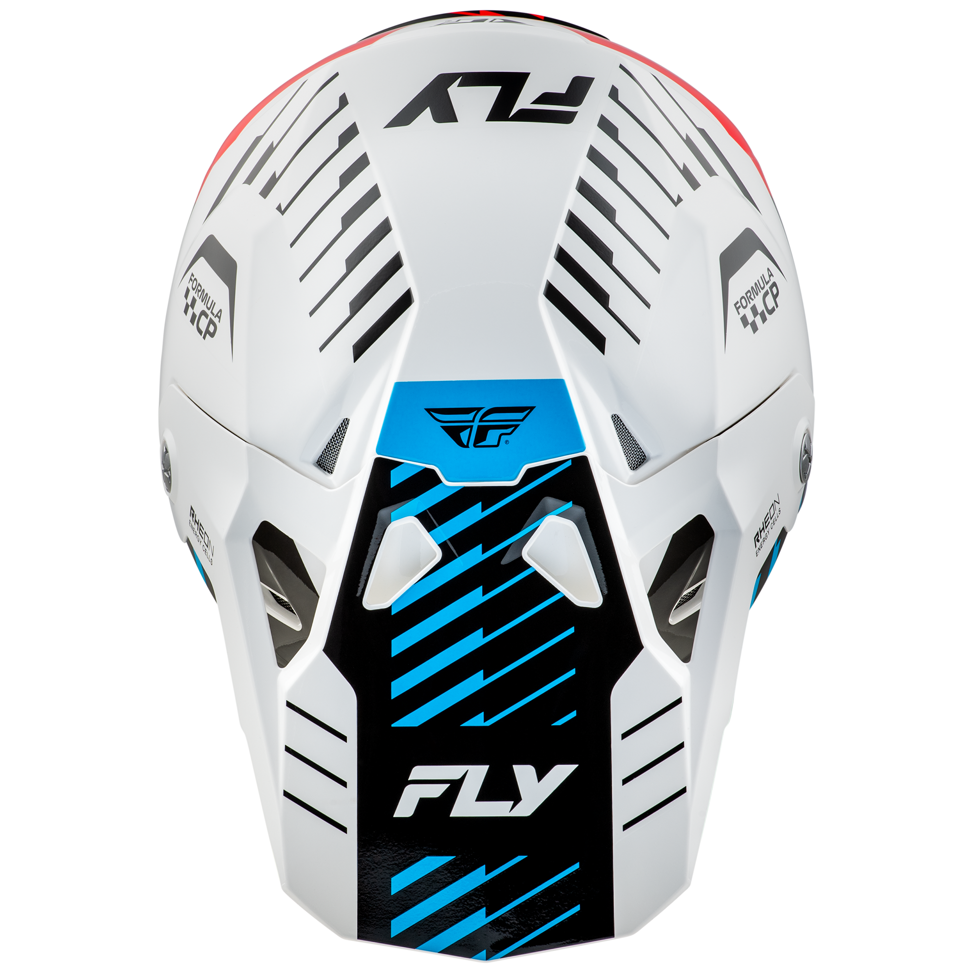Formula CP Slice Helmet - White/Red/Cyan