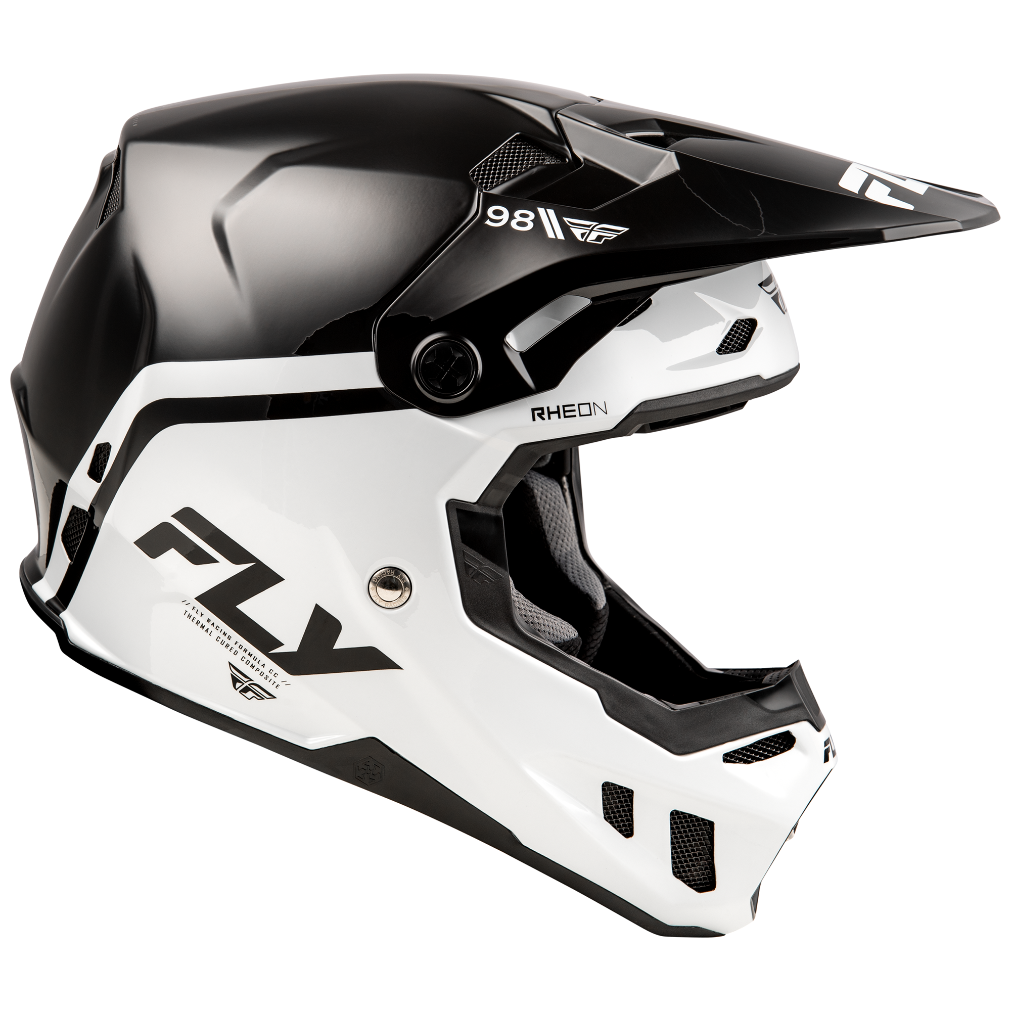 Formula CC Objective Helmet - Black/White