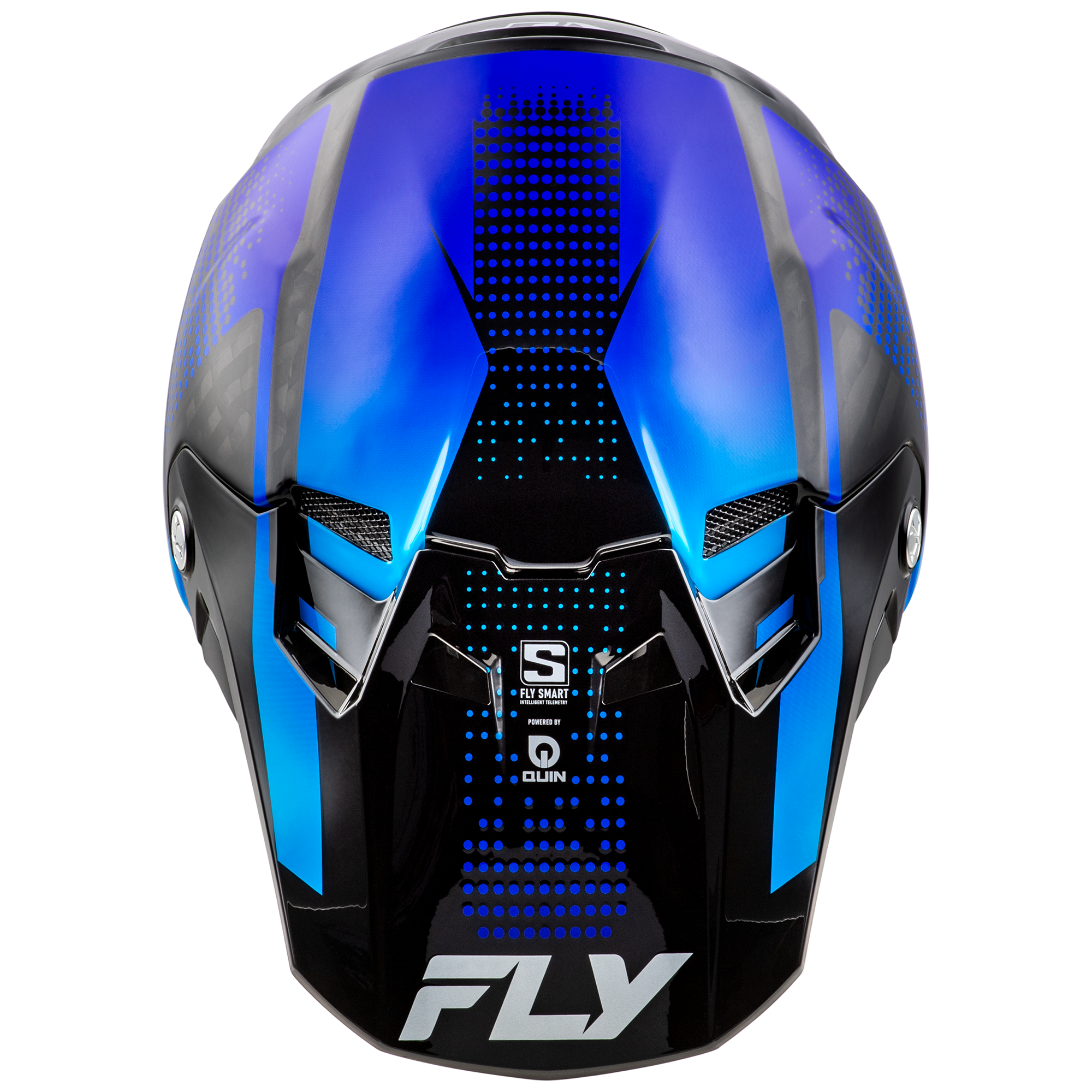 Formula S Protocol Carbon Helmet - Black Carbon/Blue