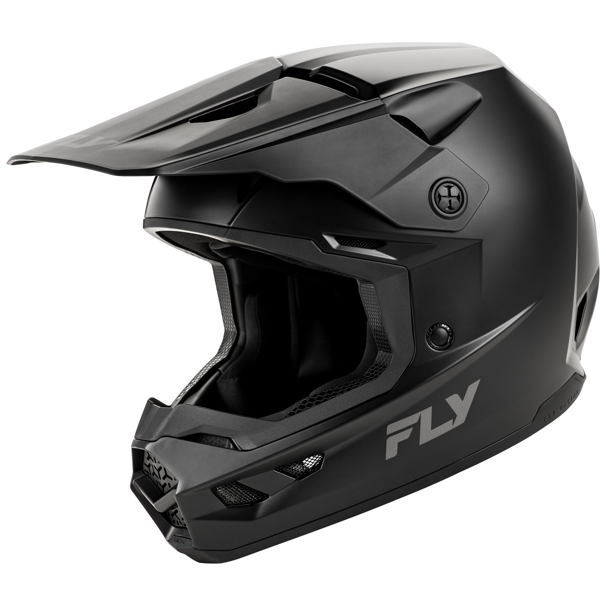Kinetic 2025 Solid Youth Helmet - Matte Black