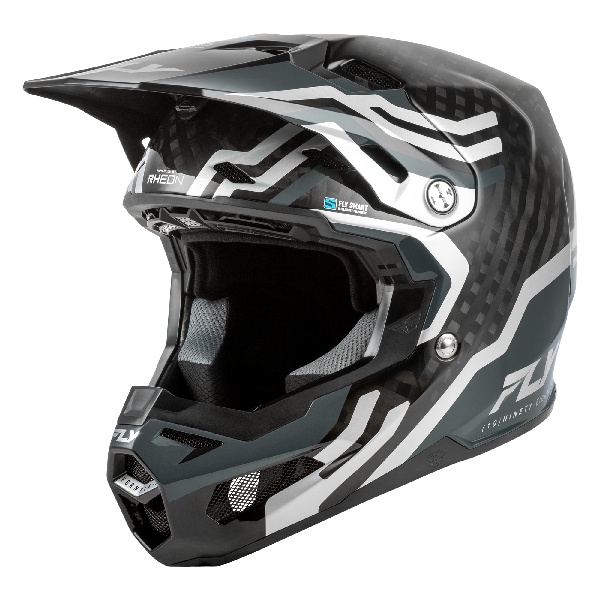 Formula S Byte Carbon Helmet  - Carbon/Grey/Silver