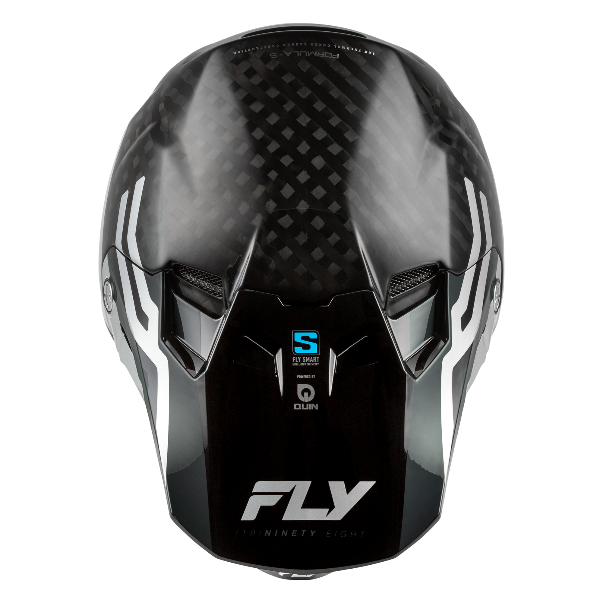 Formula S Byte Carbon Helmet  - Carbon/Grey/Silver