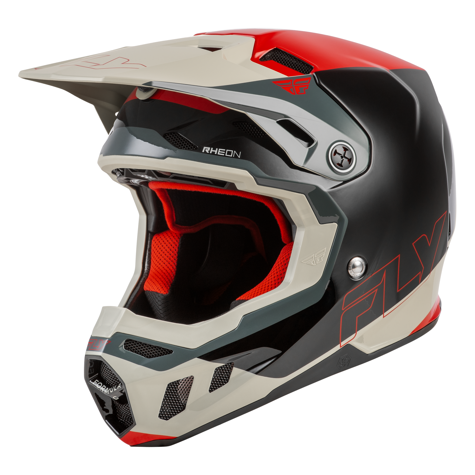 Formula CC Glide Helmet - Black/Red/Grey