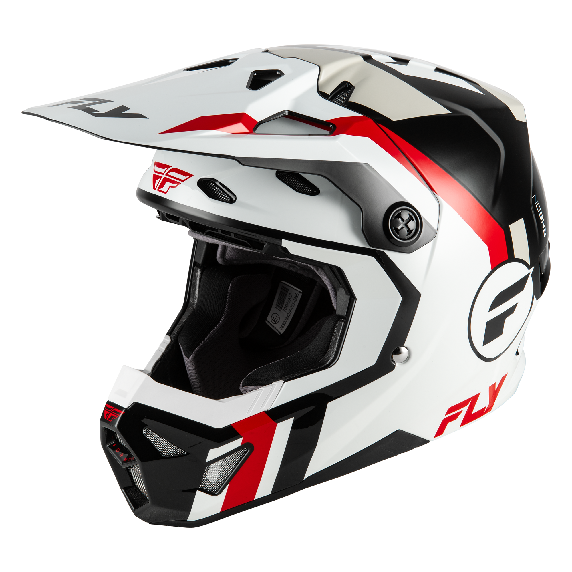 Formula CP Seal Helmet - White/Black/Red