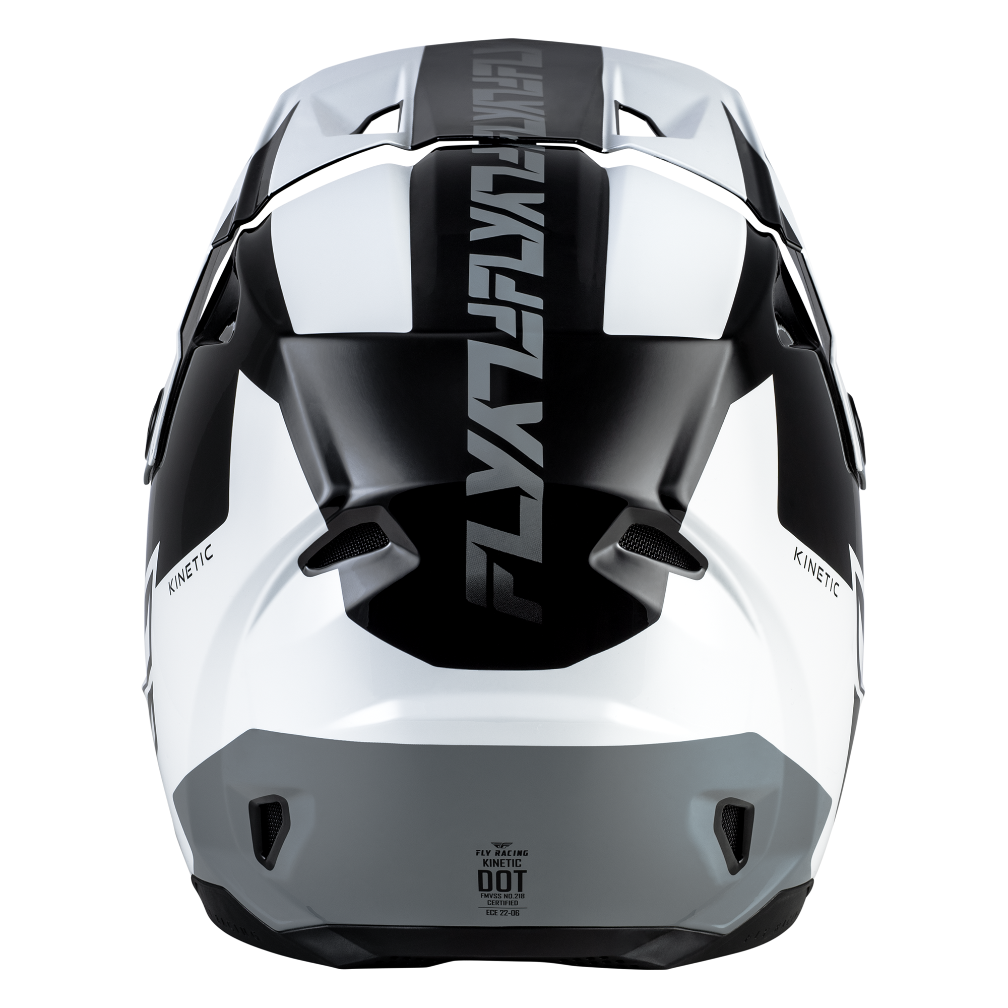 Kinetic Crest Helmet - Black/White/Grey