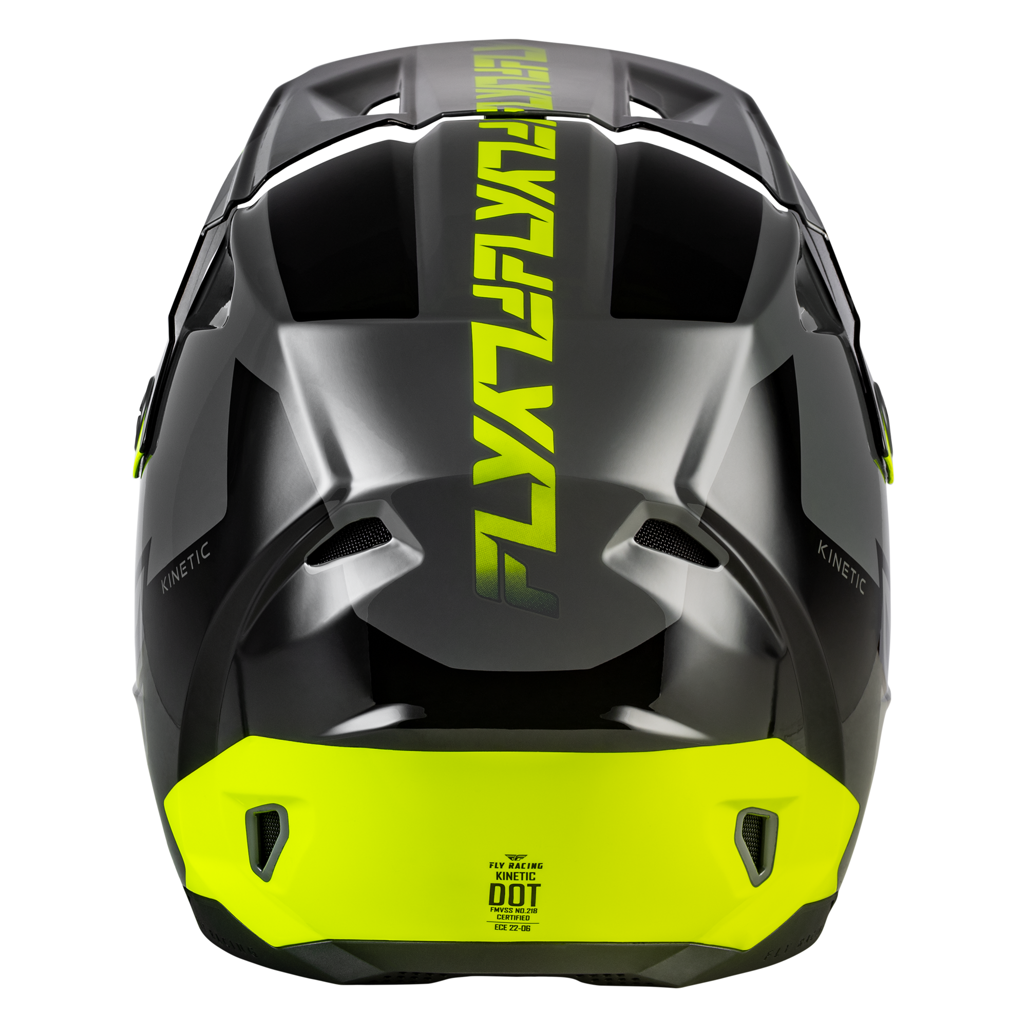 Kinetic Crest Helmet - Grey/Black/Hi-Viz